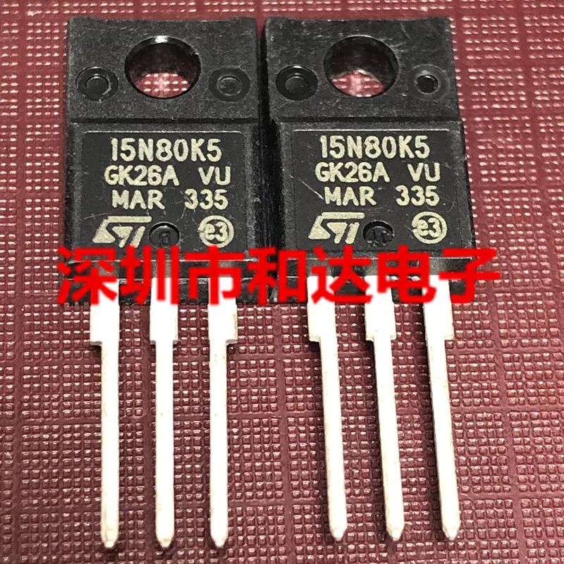 

5PCS-10PCS 15N80K5 STF15N80K5 TO-220F 800V 14A NEW AND ORIGINAL ON STOCK