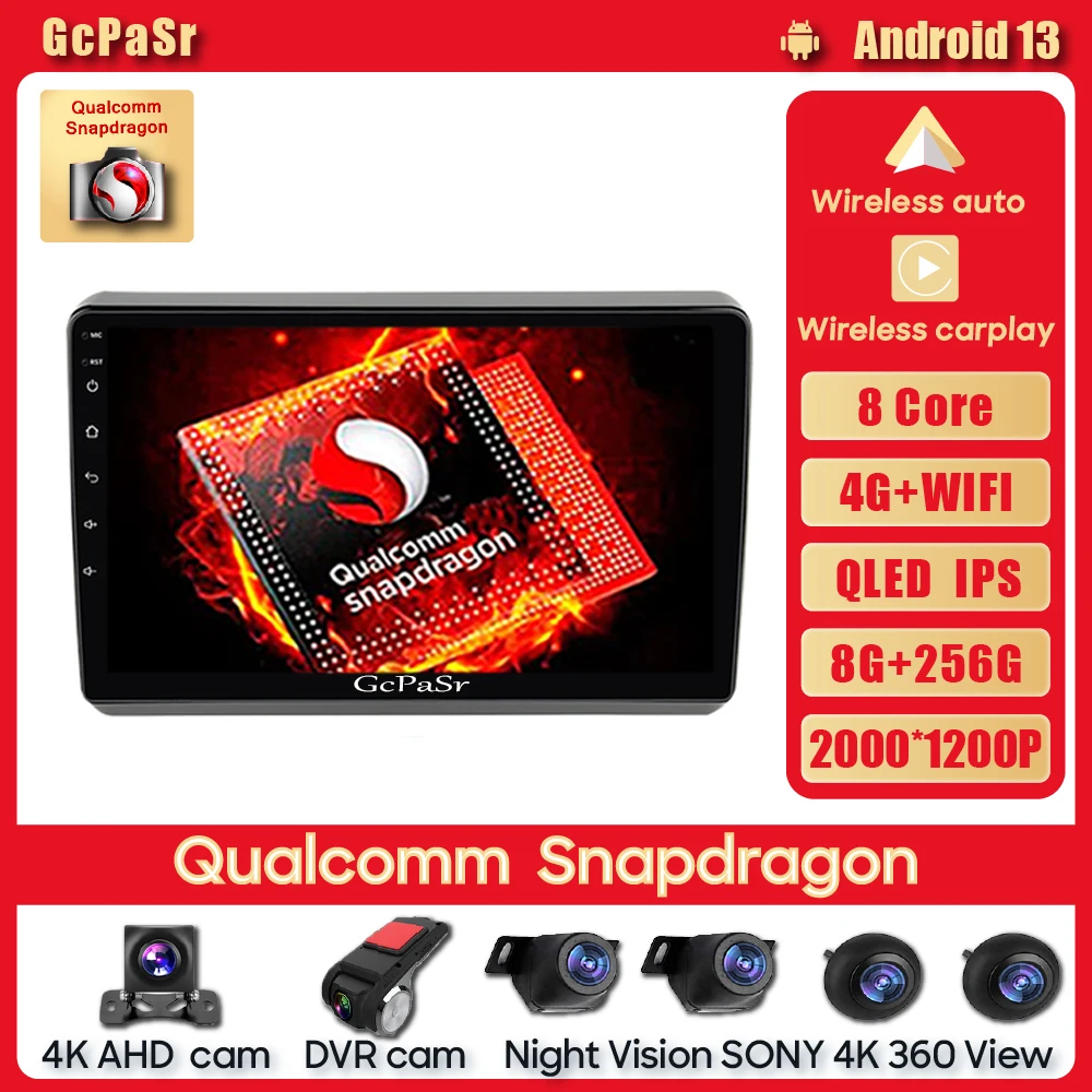 

Qualcomm Snapdragon Car Radio Multimedia Video Player Android 12 For Dodge Dart 2012 - 2016 Wireless Android Auto Head Unit 4G