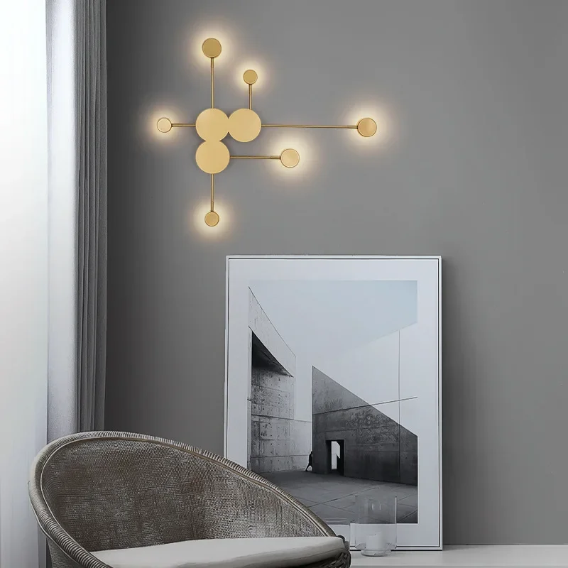 Настенный светильник в современном скандинавском стиле простые светильники