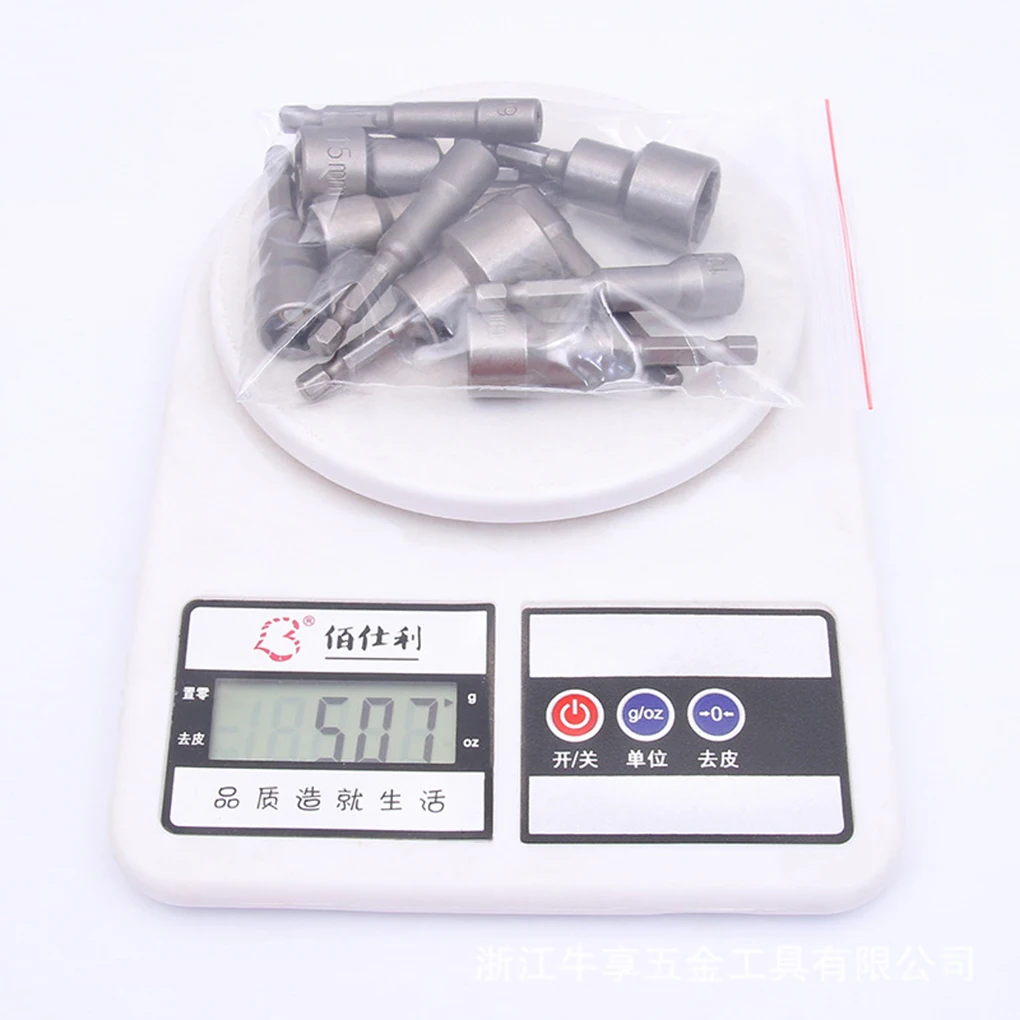 

10 шт., шестигранный адаптер 6-19 мм