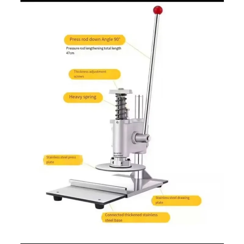Несколько моделей ручной пресс для теста пиццы Tortilla Pita Roti