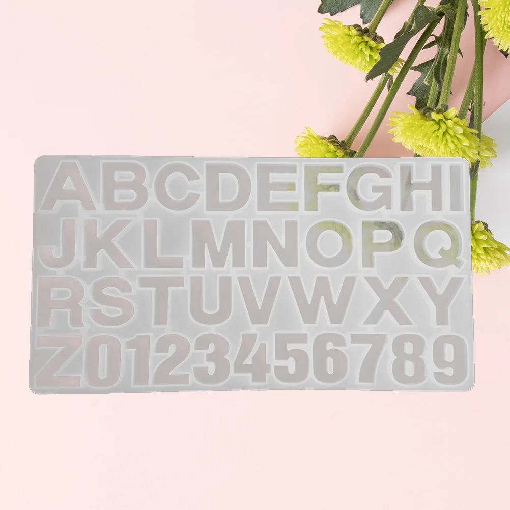 

Silicone Molds Letter Baking Chocolate Resin Epoxy Soap Mould Diy Jewelry Candy Number Fondant Mold Making Die Maker Cookie