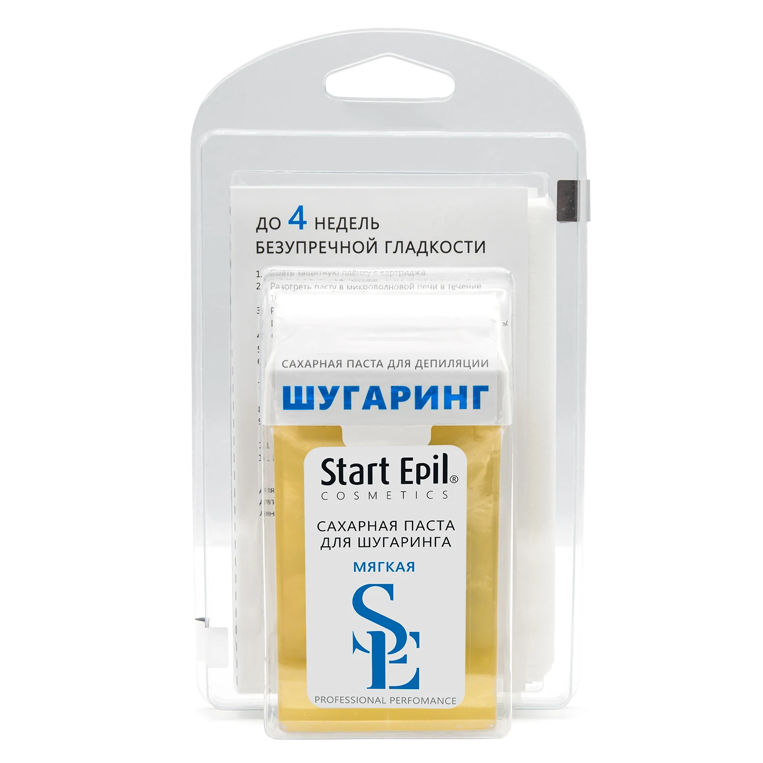 Набор паста в картридже "Мягкая" 100 г + бумажные полоски Start Epil | Красота и