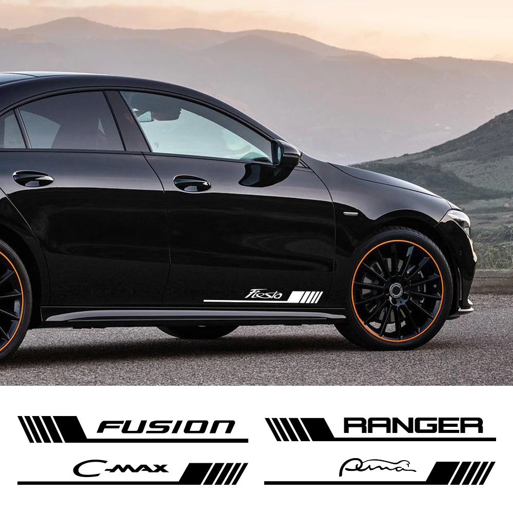 Наклейка на дверь автомобиля для Ford C S MAX экспедиция Fiesta FIGO FLEX Fusion GALAXY GT KA PUMA RANGER