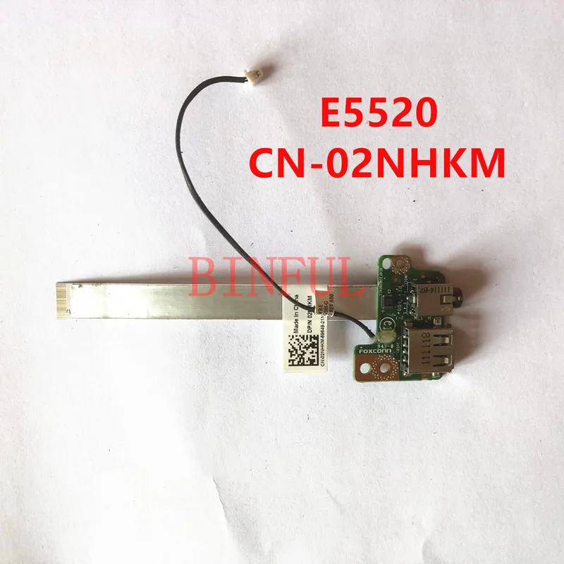 

High Quality For Dell E5520 Audio Interface USB Small Board CN-02NHKM 02NHKM 2NHKM 100% Full Tested Working Well Free Shipping