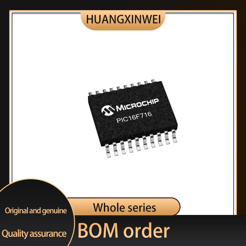 

PIC16F716-I/SS Package: SOP20 microcontroller PIC16F716 original genuine Welcome to contact us for pricing