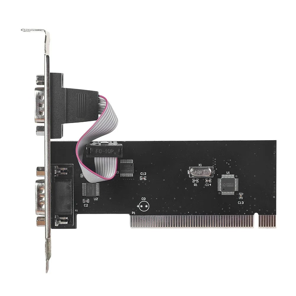 PCI-разъемы последовательного порта, PCI-COM 9-контактный интерфейс RS232, DB9, настольный промышленный контроллер, компьютерный адаптер, расширительные карты