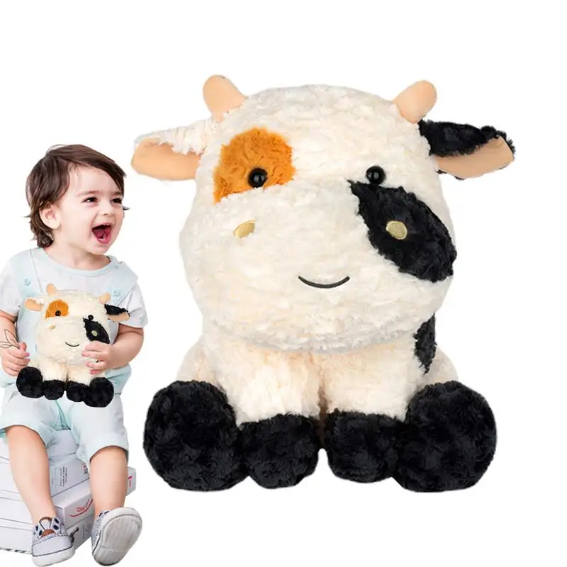 

Animal Plush For Kids Spotted Cow Animal Pillow Spliced Color Design Animal Plush Pillow For Christmas Birthday Holiday Gift