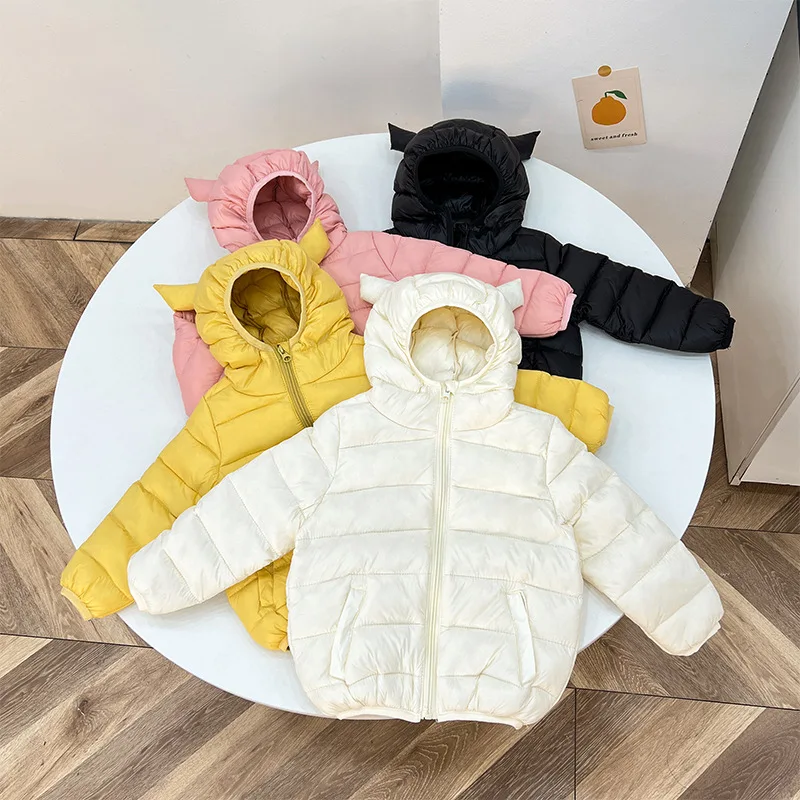 

Детская осенне-зимняя пуховая куртка с капюшоном, новый частный детский теплый пуховик