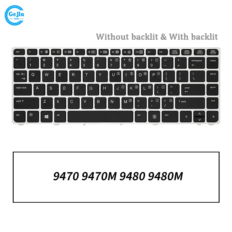 

Новая клавиатура для ноутбука HP EliteBook Folio 9470M 9470 9480 9480M