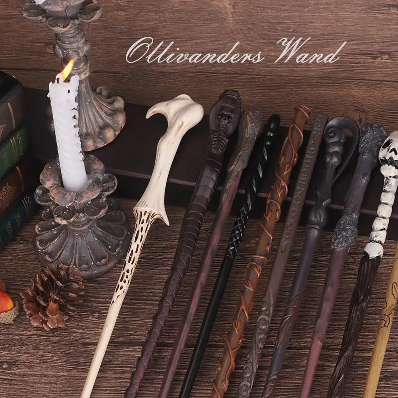 

24 Kinds of Metal Core Magic Harried Wands Malfoy Voldmort Hermione Ron Bellatrix McGonagall Magical Potter Wand Box