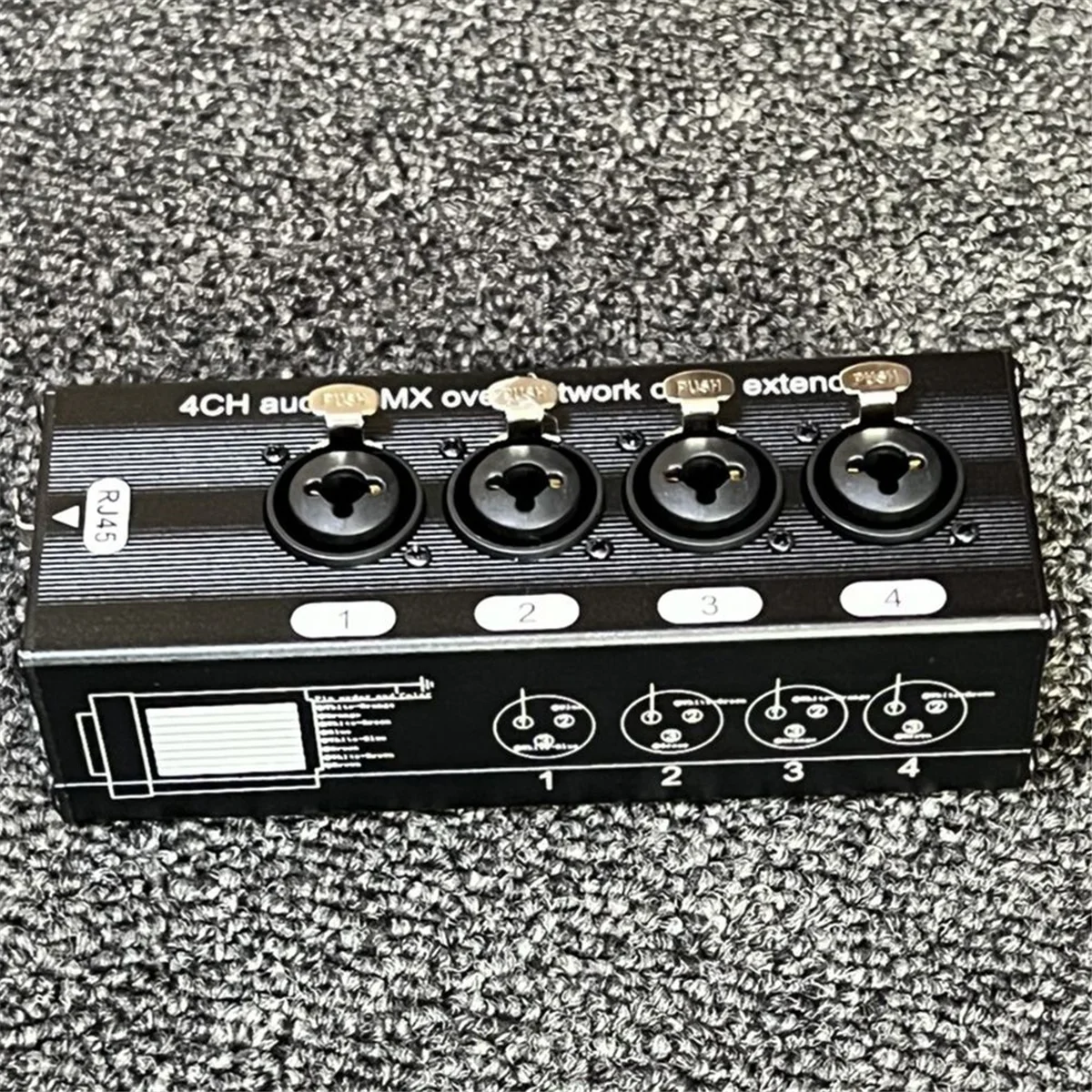 1 пара 4-канальных 3-контактных XLR или 6 3 мм аудио и DMX по сети удлинитель кабеля DMX512