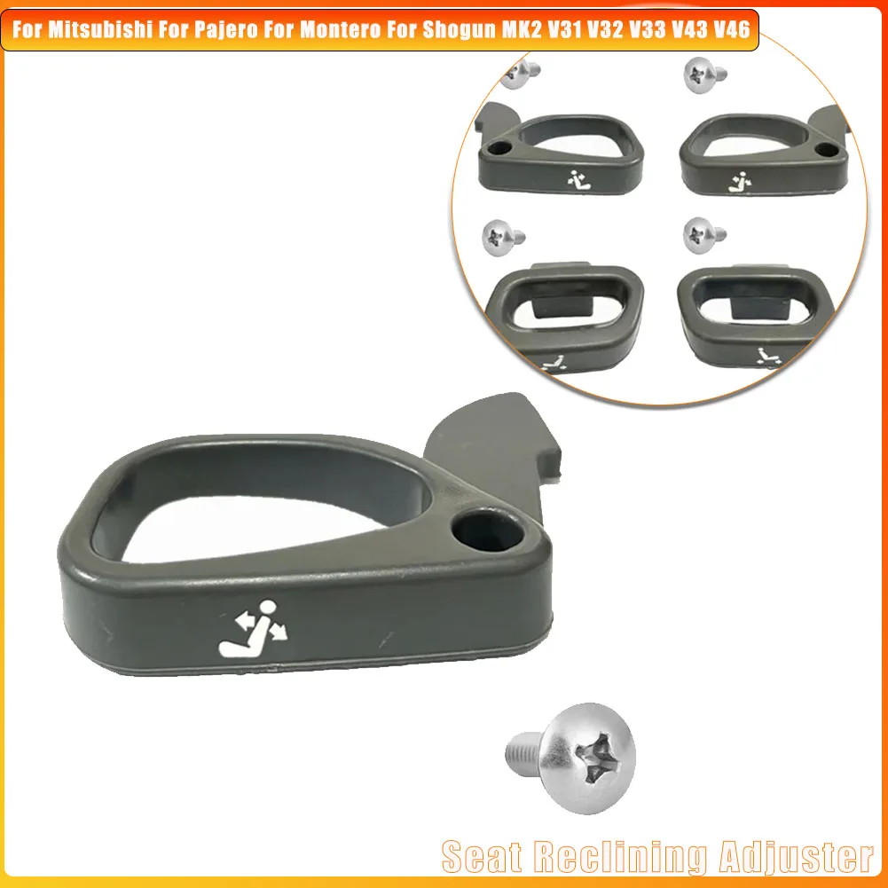 

Регулятор наклона сиденья, 4 шт., изогнутая ручка для сиденья, для Mitsubishi, Pajero, для Montero, для Shogun MK2 V31 V32 V33 V43 V46