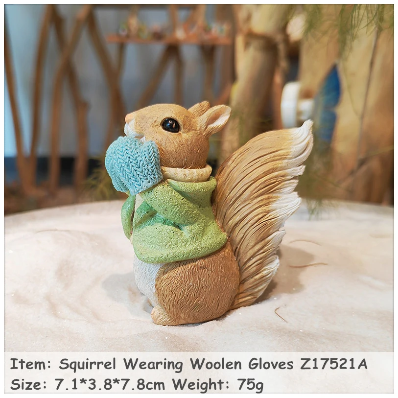 

Деревенские фигурки белки и кошки EVERYDAY COLLECTION