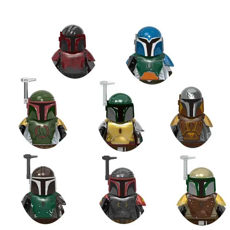 G0122 Star Wars Clone Troopers Imperial Stormtrooper Mini Robot Figure Toy mandalorian Hot Toys mini building block mould king