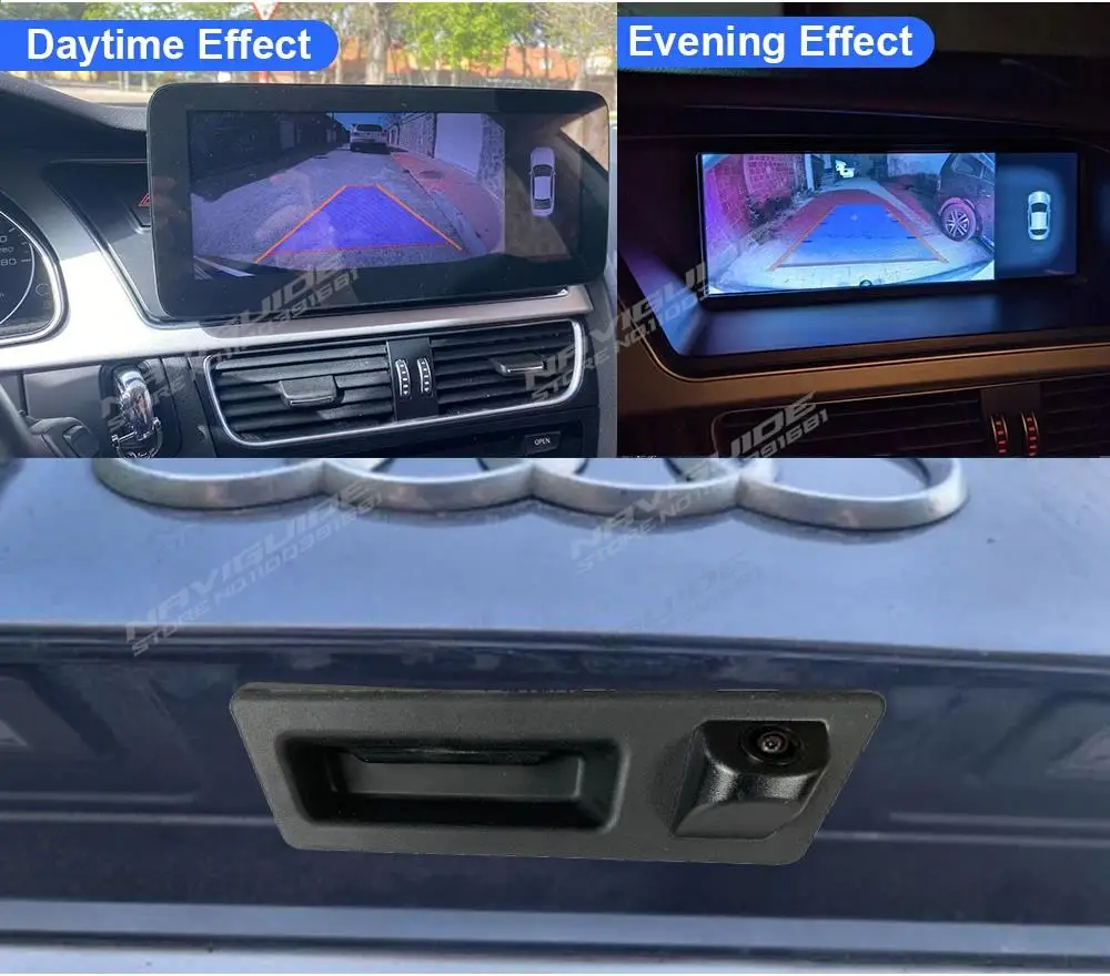 Задняя камера NAVIGUIDE с ручкой 1080P для BMW E60 E70 E71 E81 E82 E87 E88 E84 E90 E91 E92 E93 HD ночного видения