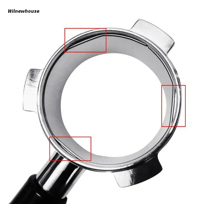 

F63A 54 мм портативный фильтр для кофе без дна для замены фильтра Breville 870/878/880