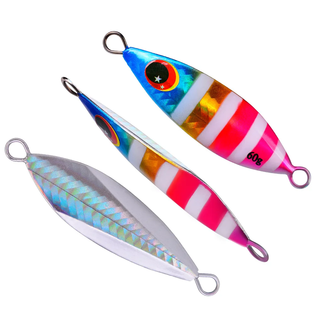 10Pcs/Set 10g20g30g40g60 Shore Slow Jigging Metal Jig Spoon Lure Bass Spinner 2022 Japan Fishing Tackle Lot Bait Pesca Saltwater