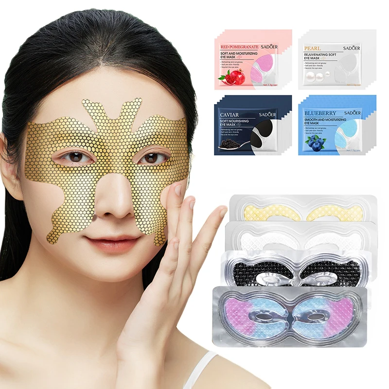 

10/8/5/3/2Pair Collagen Eye Mask Crystal Eyelid Patches Moisturizing Anti Wrinkle Under Eyes Dark Circle Remover Eye Gel Pads