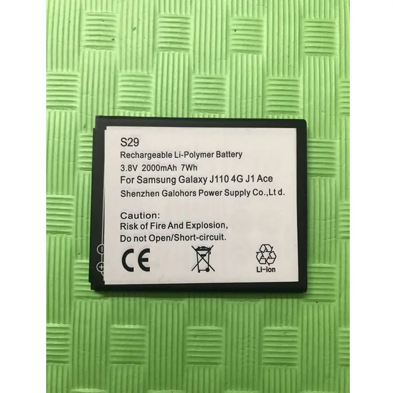 10 шт./пакет литий-полимерный аккумулятор 3 8 В для Samsung Galaxy J1Ace J110 4G EB-BJ110ABE