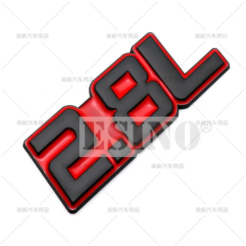 

Автомобильный Стайлинг 3D металлический хромированный сплав Цинка Клейкая эмблема 2.0L 2.2L 2.3L 2.4L 2.5L 2.8L кузов багажника значок на крыло аксессуар