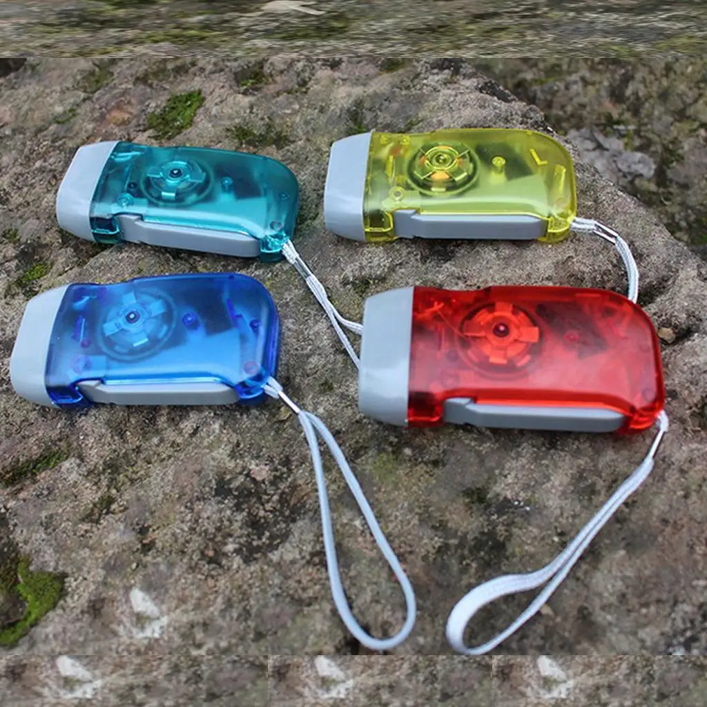 Ручной фонарик для походов с ручным нажатием