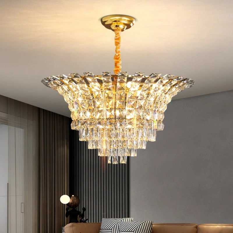 

Chandeliers Lights Nordic Glass Crystal LED Hanging Lamps For Bedroom Loft Living Dinning Study Rooms Indoor Appliance Luxurious