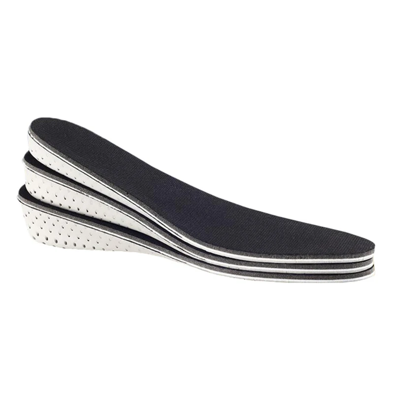 

1 Pair Hard Breathable Memory Foam Heel Lifting Inserts Height Increase Insole Shoe Lifts Shoe Pads Elevator Insoles For Unisex