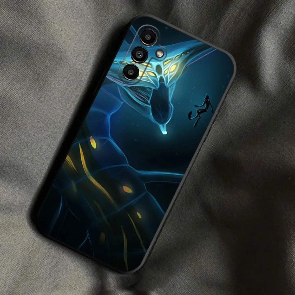 Игровой чехол для телефона Subnautica Samsung Galaxy A13 A21s A22 A31 A32 A52 A53 A71 A80 A91 мягкий черный