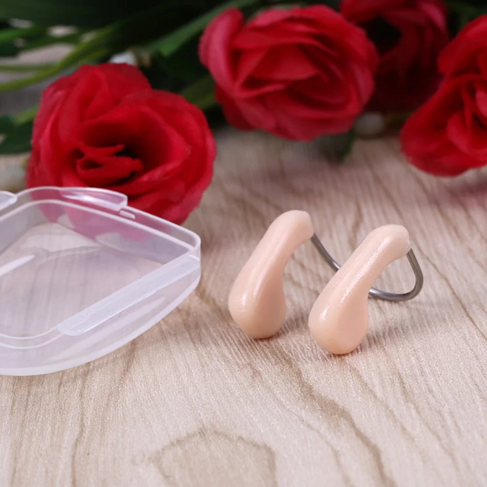 

2Pcs Nose Clip Durable Waterproof Adults Swimming Accessories Nose Protector for Swimming Professional Training Diving