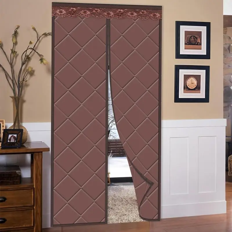 

Магнитная Водонепроницаемая термозащитная дверная занавеска, зимняя Изолированная дверная занавеска, теплоизоляционная дверная занавеск...