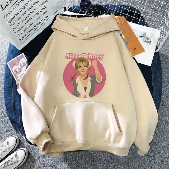 

2022NEW Spears Beautiful Photo Print Hoodies Fashion Streetwear Man /Woman Pullover Sweatshirt Autumn Long Sleeve Clothes