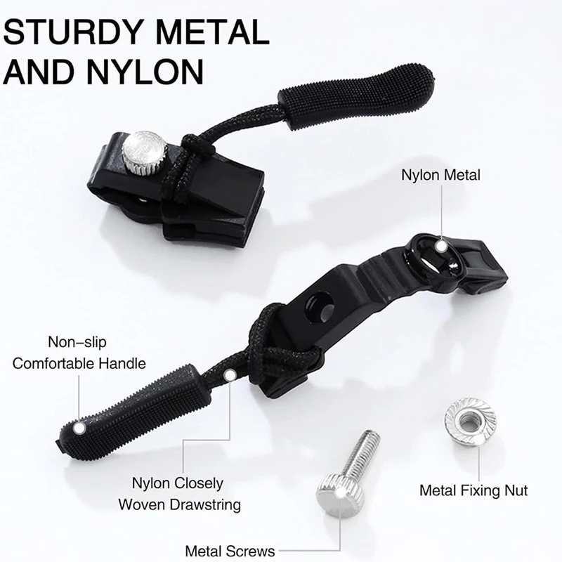 Universal Zipper Repair Kit Slider - Instant Puller Replacement For Jackets Luggage Bags Backpacks