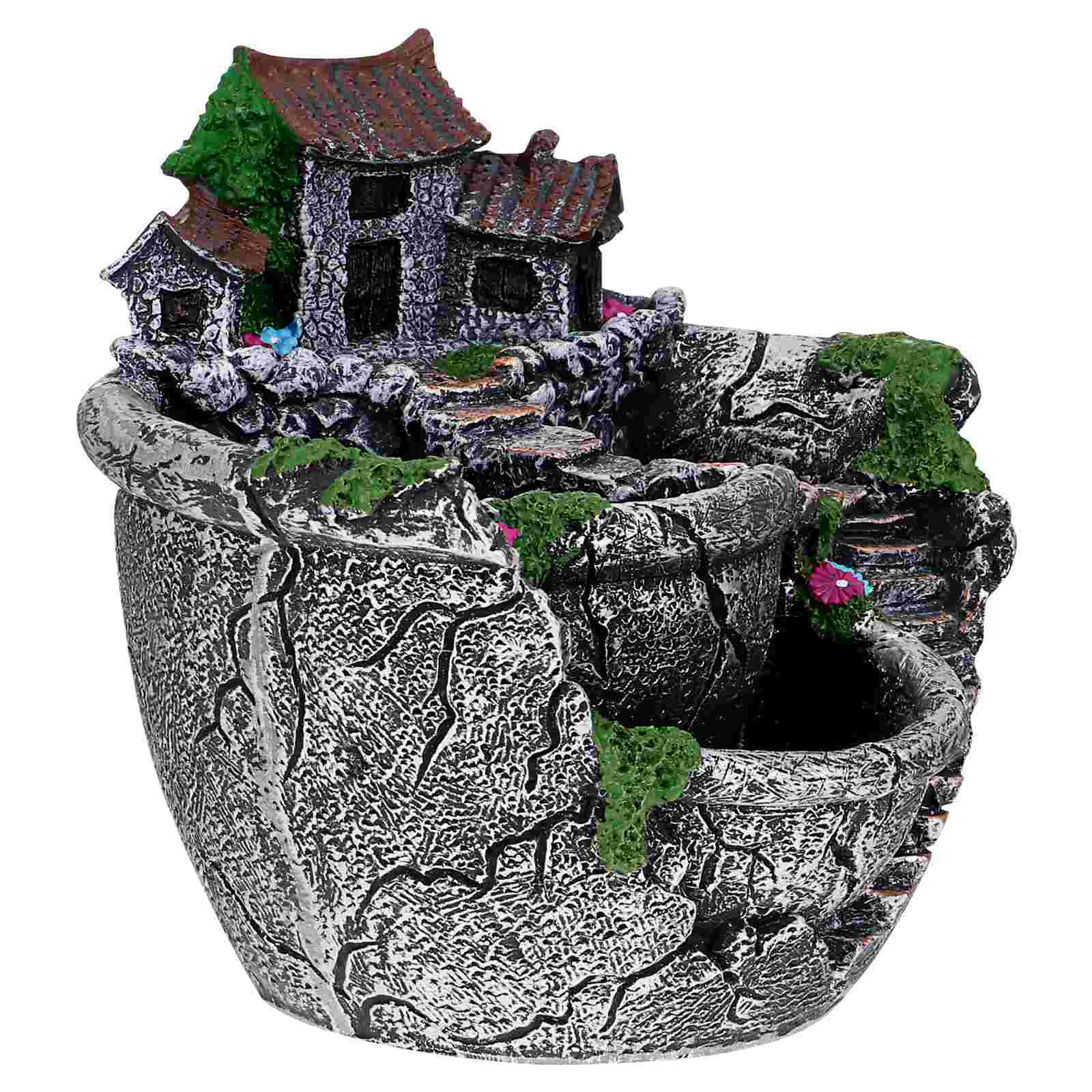 

OUNONA Creative Plants Flower Pot Hanging Garden Design Flower Pot Planter Herbs Container