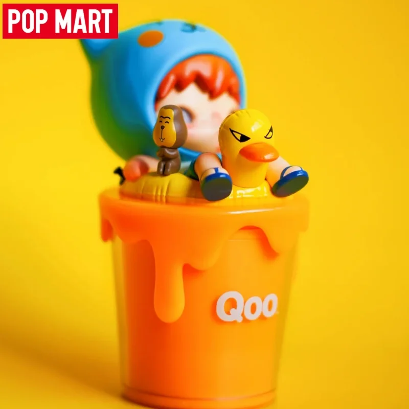 Фото POP MART Hirono X Qoo Blush After Drinking Series: Светящаяся настольная фигурка-сюрприз (коллекционная игрушка, подарок) №1