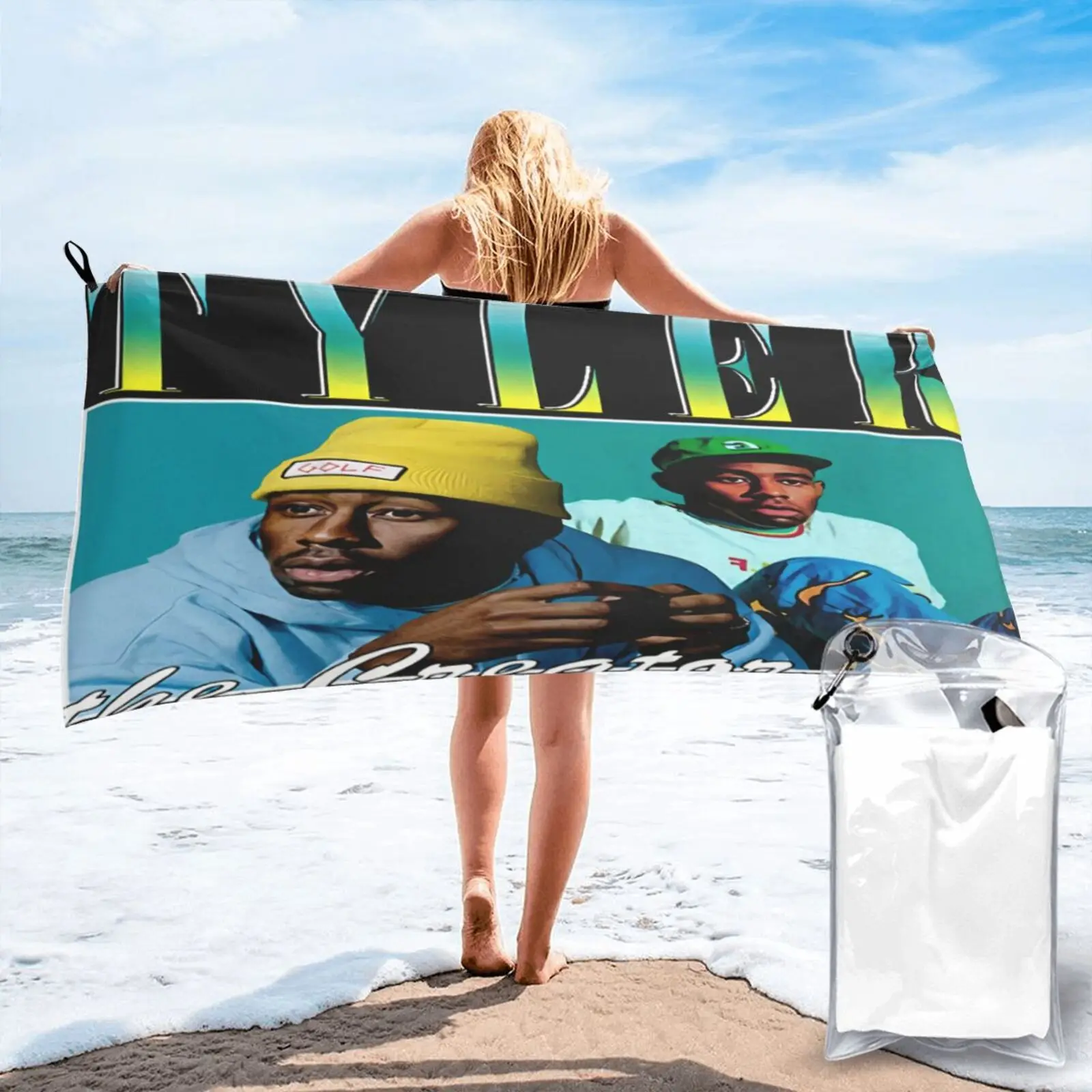 

Tyler The Creator 1011 Towel Beach Bath And Shower Terry Towels Spa Bathroom Accessories Sets Sea Beach Towel Microfiber Towel
