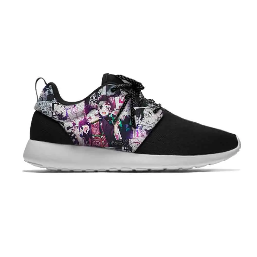 

Hot Japanese Anime Manga Comic Demon Slayer Cool Sport Running Shoes Casual Breathable Lightweight 3D Print Men Women Sneakers
