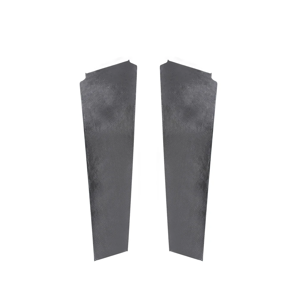2 шт. автомобильное окно из настоящего углеродного волокна автомобильные стойки B