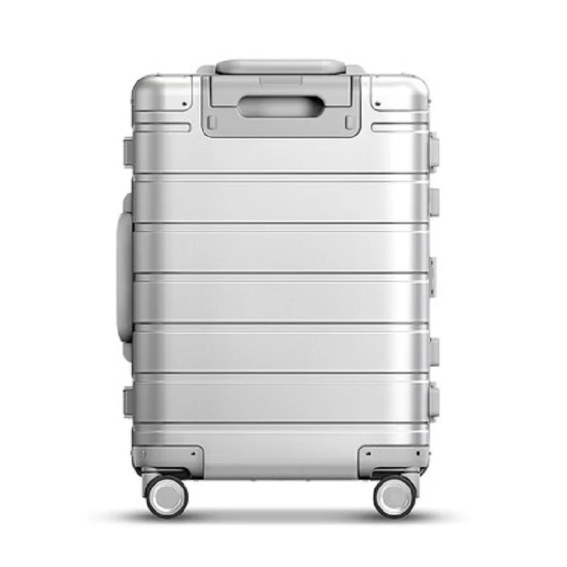 100% aluminum-magnesium XM 90 Rolling Luggage 20 inch boarding Spinner Luxury Brand High quality high gradeTravel Suitcase