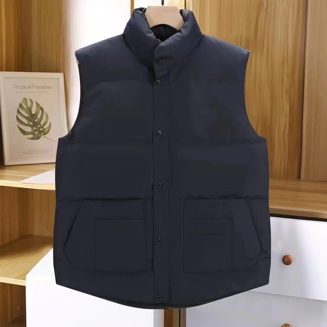 Canada Brand Men and Women's Down Jacket Parkas Couple Vest Spring and Autumn Casual Sleeveless Puffer Jackets Waiscoat EU Size