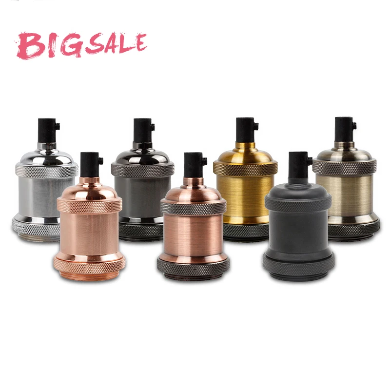 

Винтажная основа для лампы Эдисона E26, основа для винтовой лампы, основа для подвесной лампы в стиле ретро, основа для промышленного алюмини...