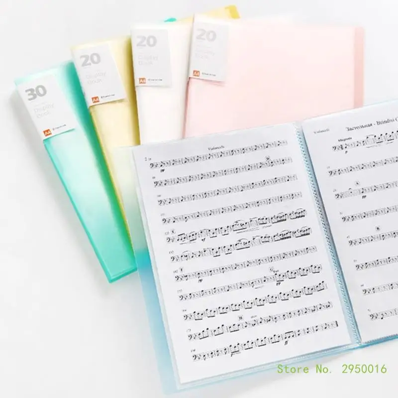 Офисная папка для хранения данных, с карманами 20/40/60/100, сохраняет вашу искусственную организованность и порядок