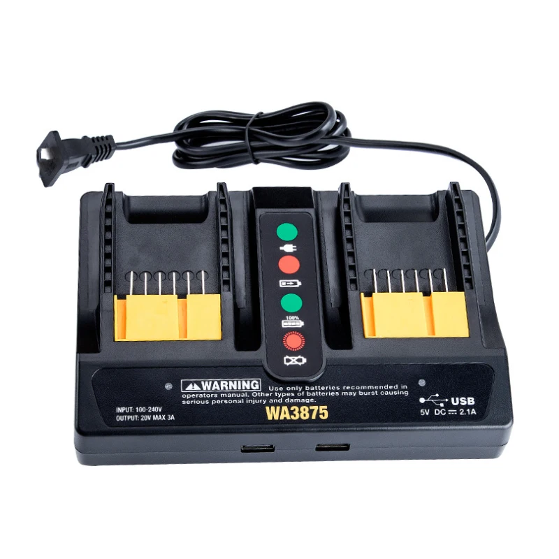 

WA3875 Li-ion Battery Charger For Worx 18V 20V WA3512 WA3520 WA3575 WA3578 WA3742 WA3732 WA3881 WA3847 WA3868 WA3835 WA3764