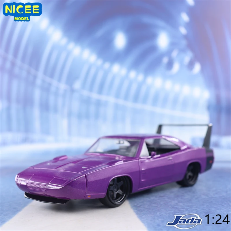 

1:24 1969 Dodge Charger Daytona Classic Muscle Sports Car Diecast Metal Alloy Model Car Toy Kids Gift Collection J321