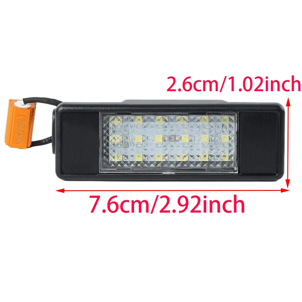 Лампы для номерного знака Mercedes Benz 6398200156 6398200256 9069062100 ABS 12 В DC 2 шт.