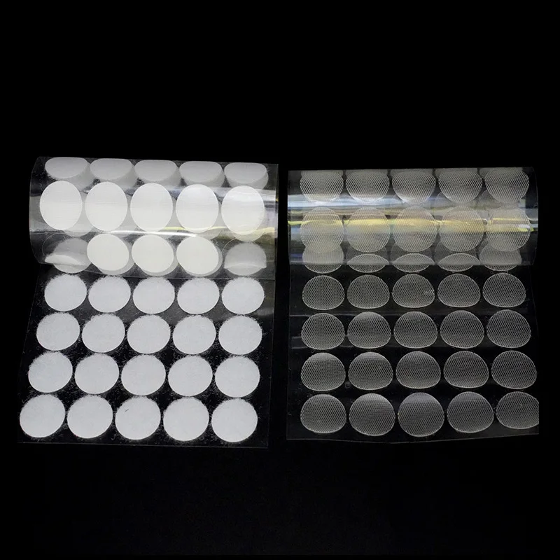 Прозрачная самоклеящаяся лента в горошек, 10/15/20 мм, 5000 пар