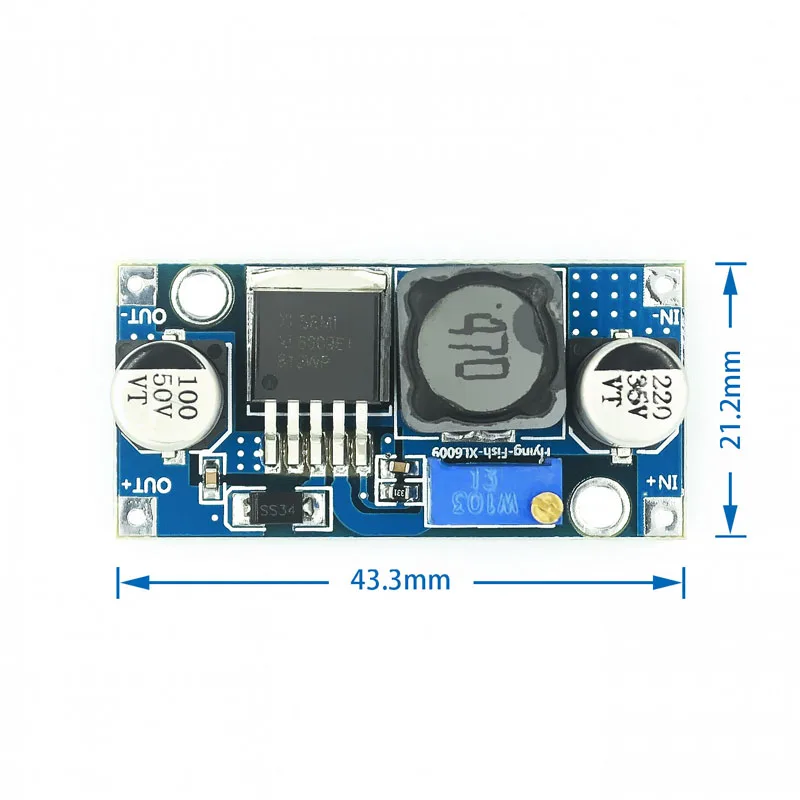 2 ~ 200 шт. XL6009 DC-DC Повышающий Модуль питания выход регулируемый супер LM2577 4A ток