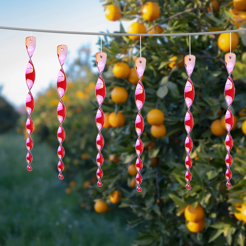 

12 шт., Светоотражающие пластиковые репелленты для птиц