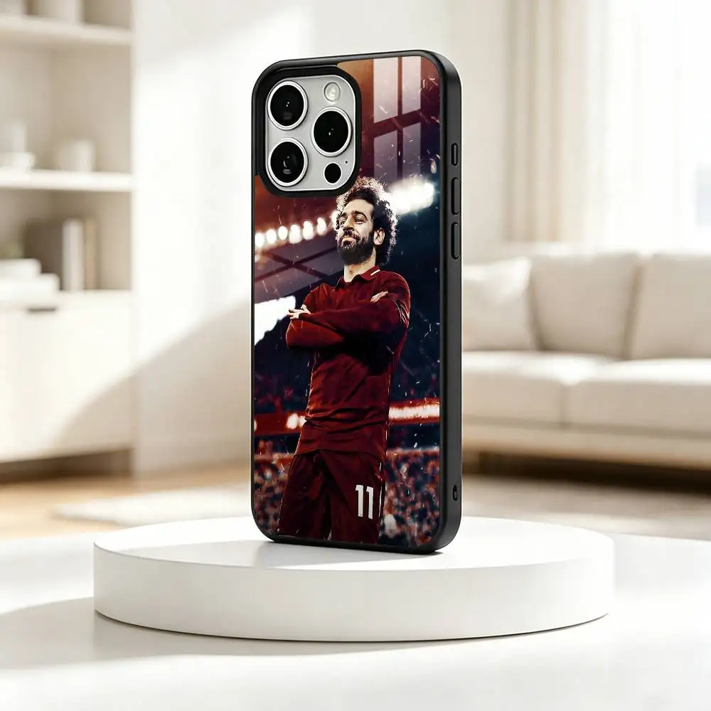 Фото Чехол для телефона M-Mohamed Salah Football для iPhone 17, 16, 15, 14, 13, 12, 11 Plus, Pro с поддержкой магнитной беспроводной зарядки №5