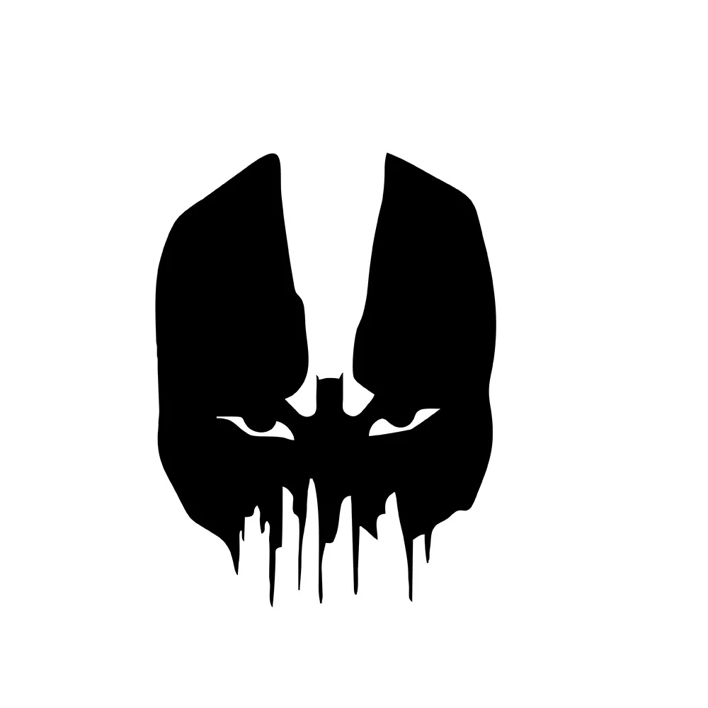 MIGNATIS-Бэтмен эффект череп модифицированный автомобильный стикер роспись